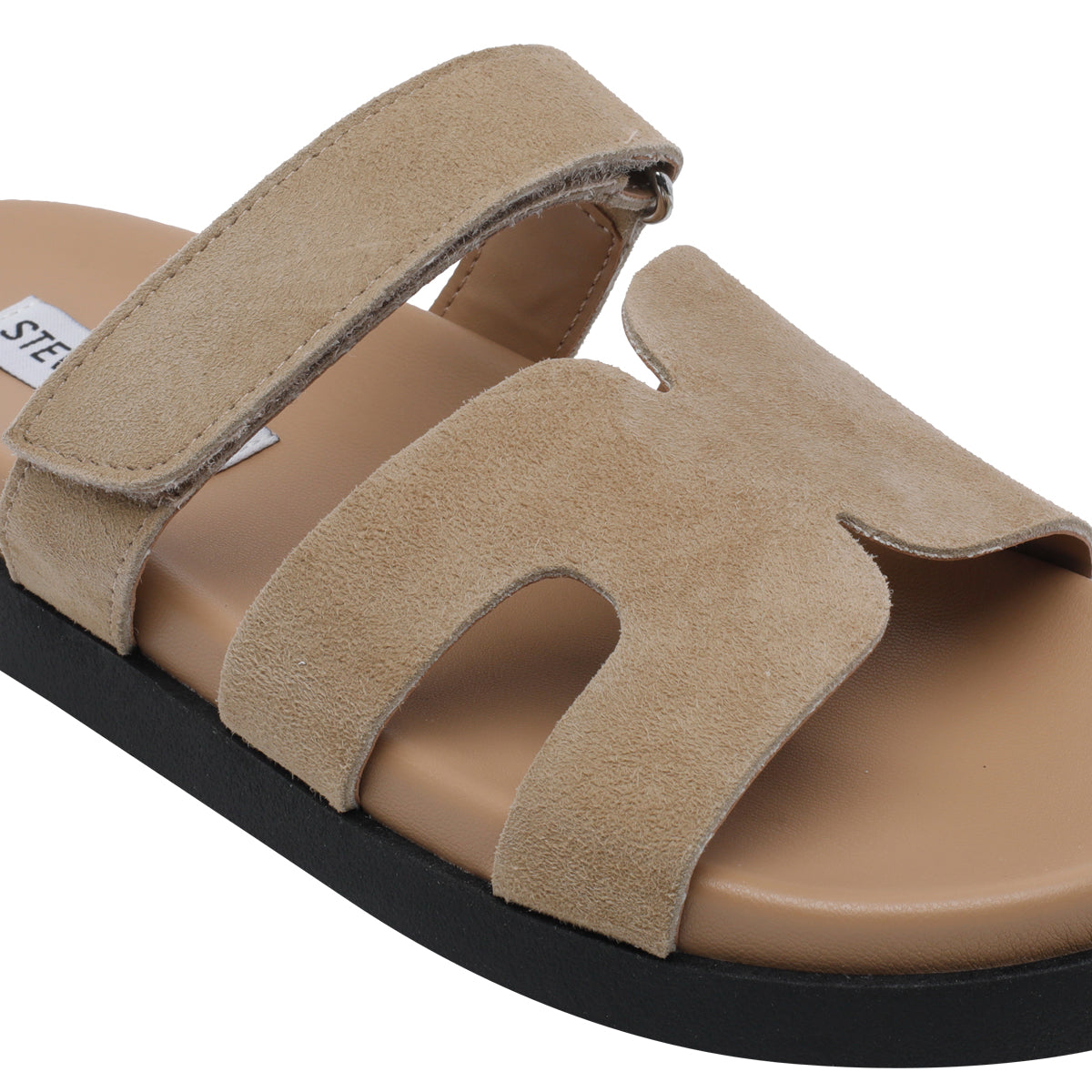 Steve Madden Sandals Beige Suede Leather/rubber Sole