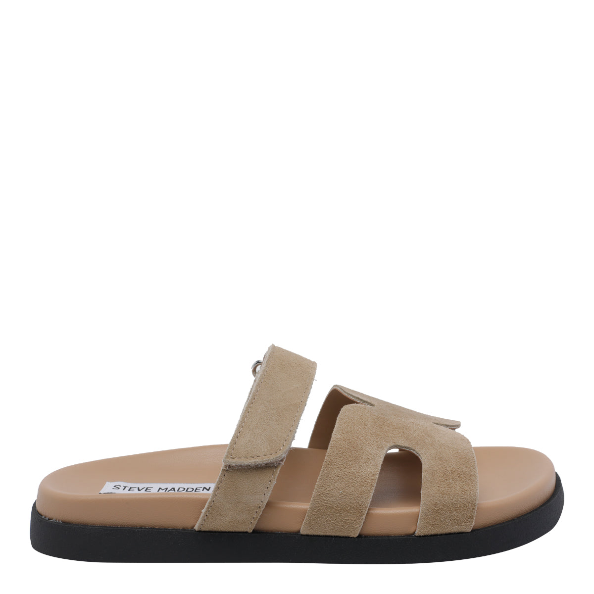 Steve Madden Sandals Beige Suede Leather/rubber Sole