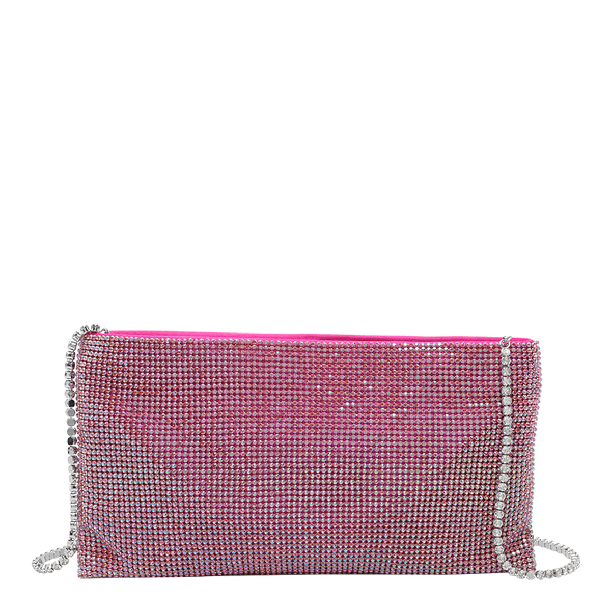 Benedetta Bruzziches Bags Fuchsia Silk Strass
