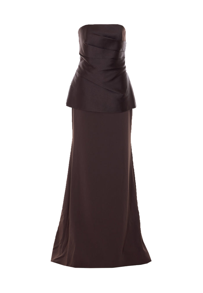 Solace London Dresses Brown Polyester