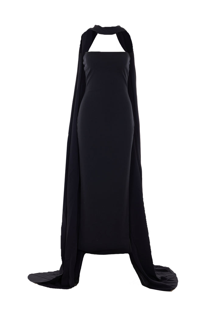Solace London Dresses Black Polyester