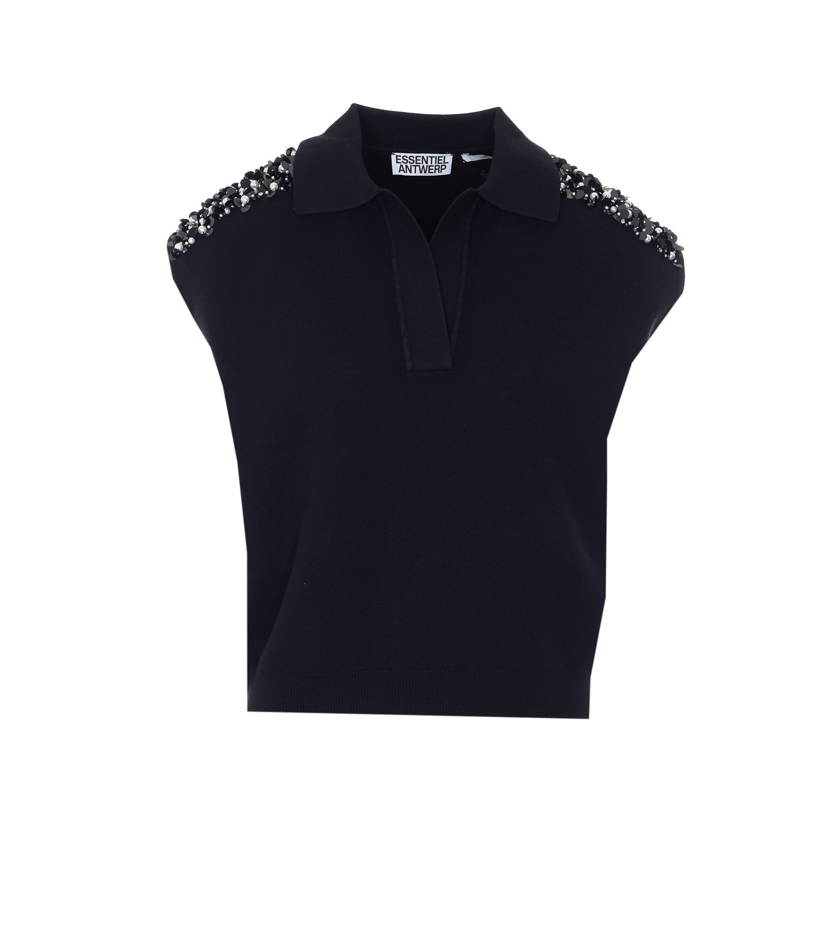 Essentiel antwerp T-shirts and Polos Black Viscose
