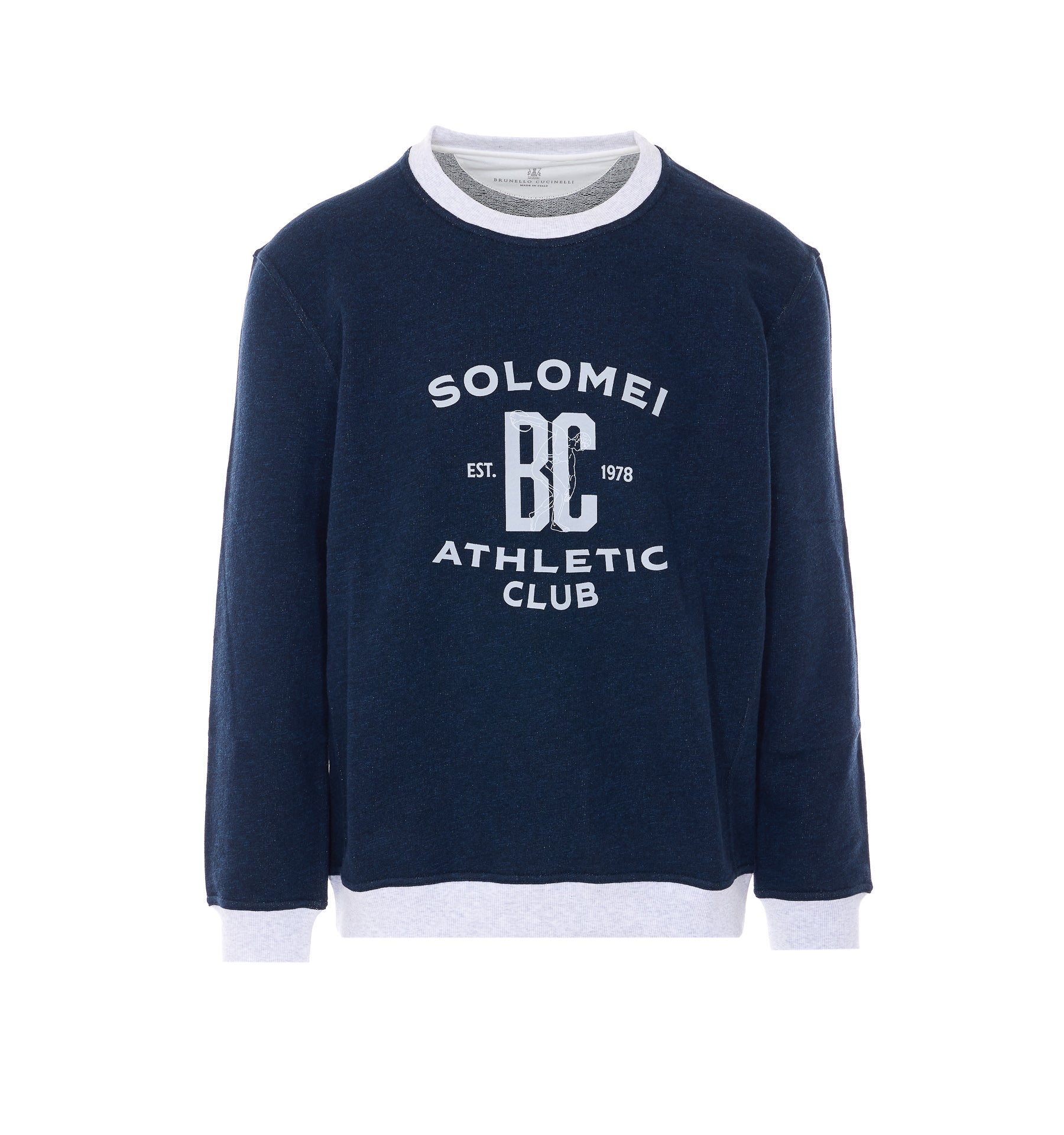Brunello Cucinelli Sweaters Blue Cotton