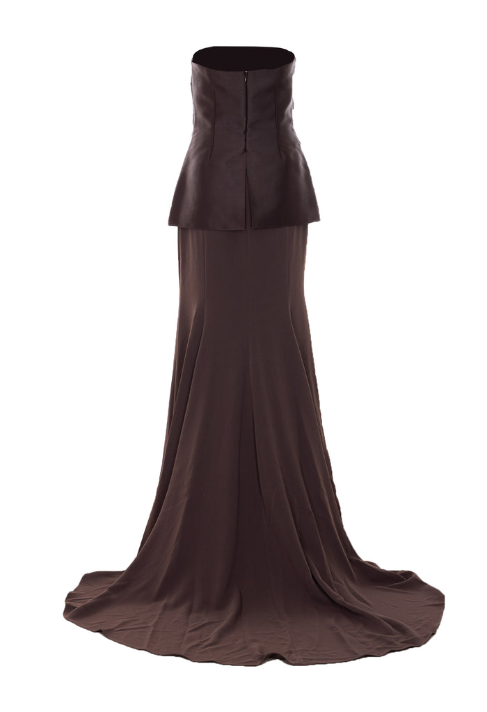 Solace London Dresses Brown Polyester