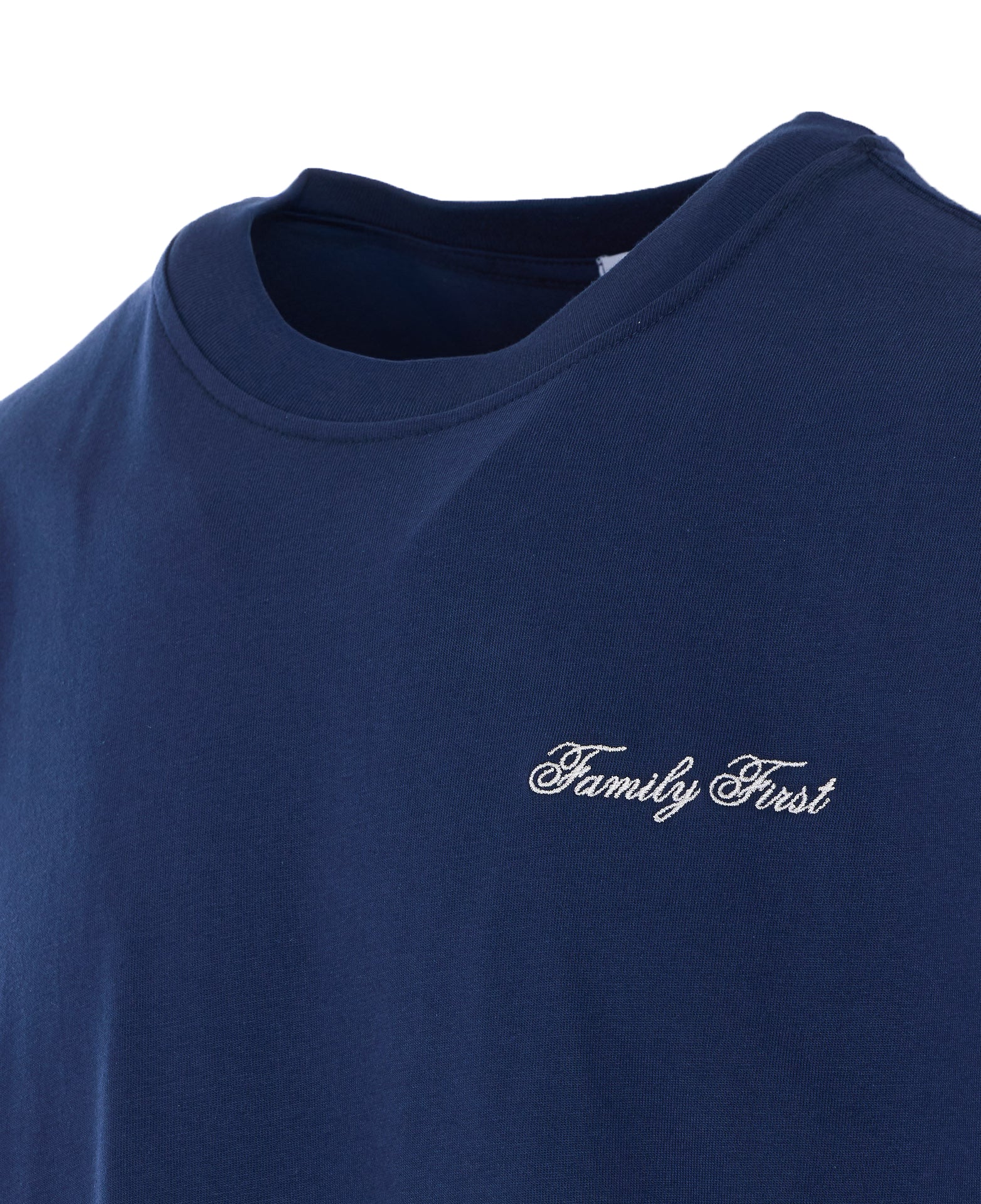 Family First T-shirts and Polos Blue Cotton