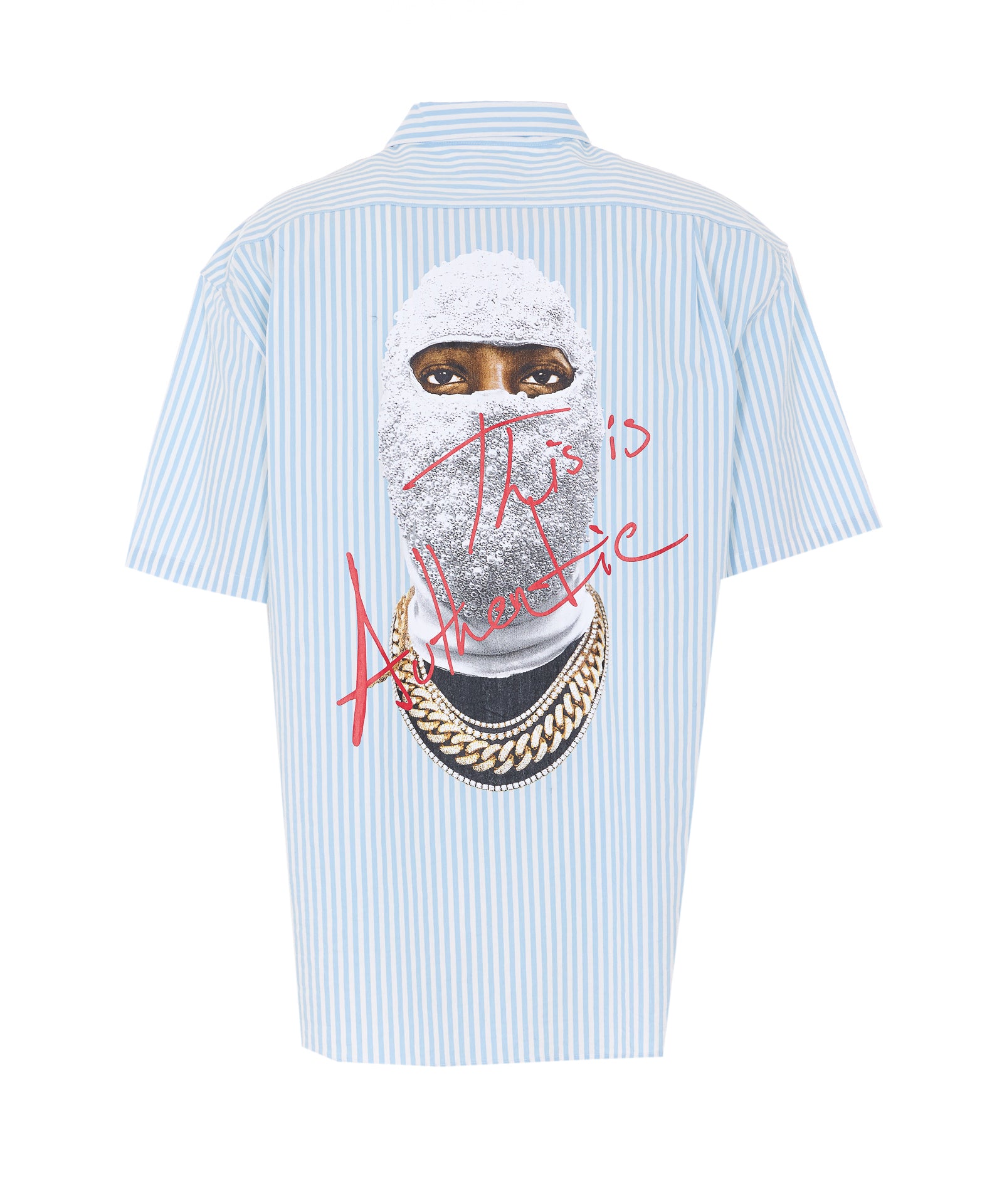 Ih Nom Uh Nit Shirts Blue Cotton