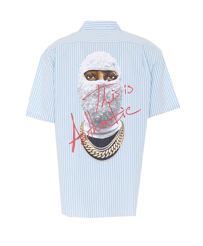 Ih Nom Uh Nit Shirts Blue Cotton