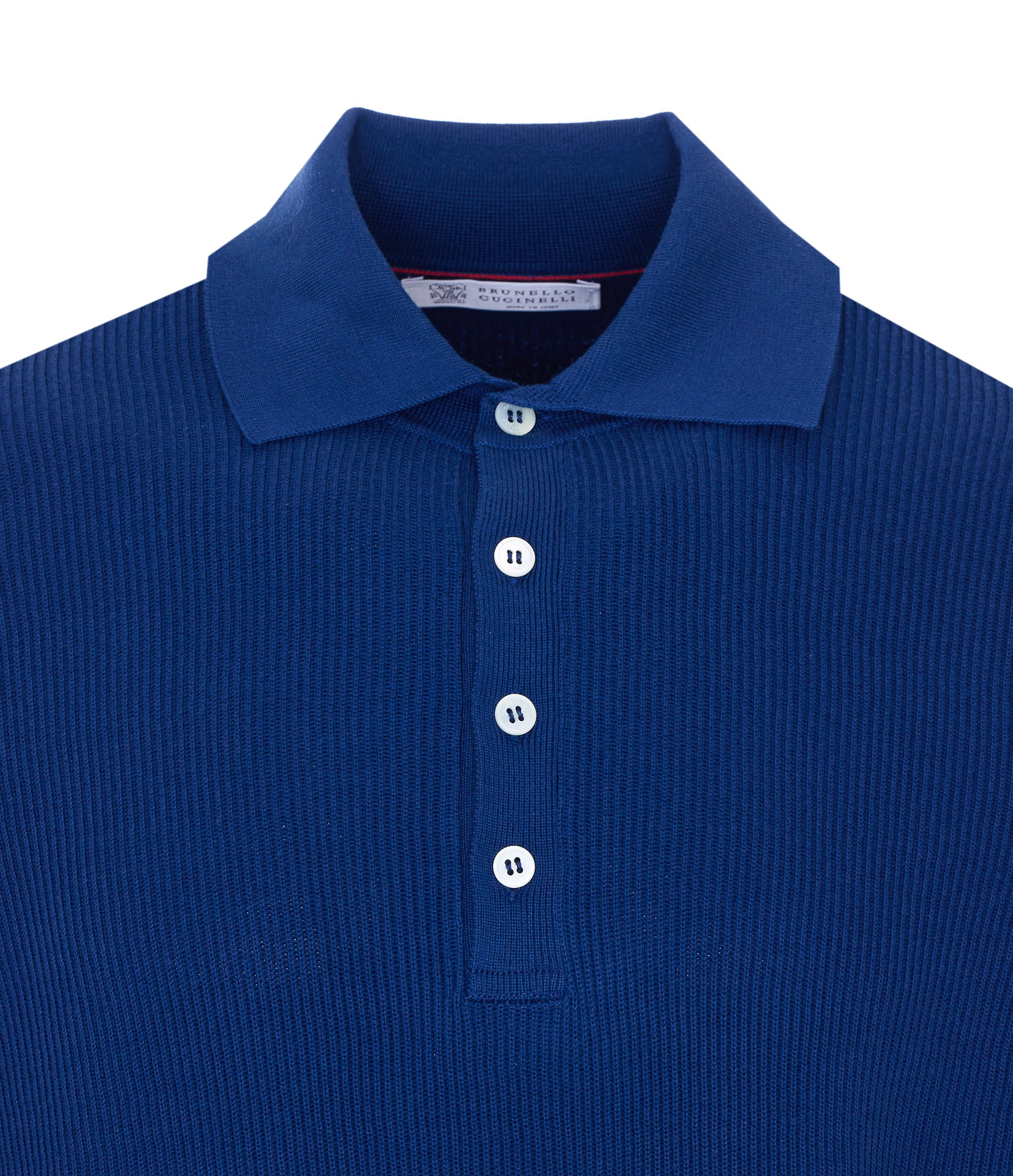 Brunello Cucinelli T-shirts and Polos Blue Cotton