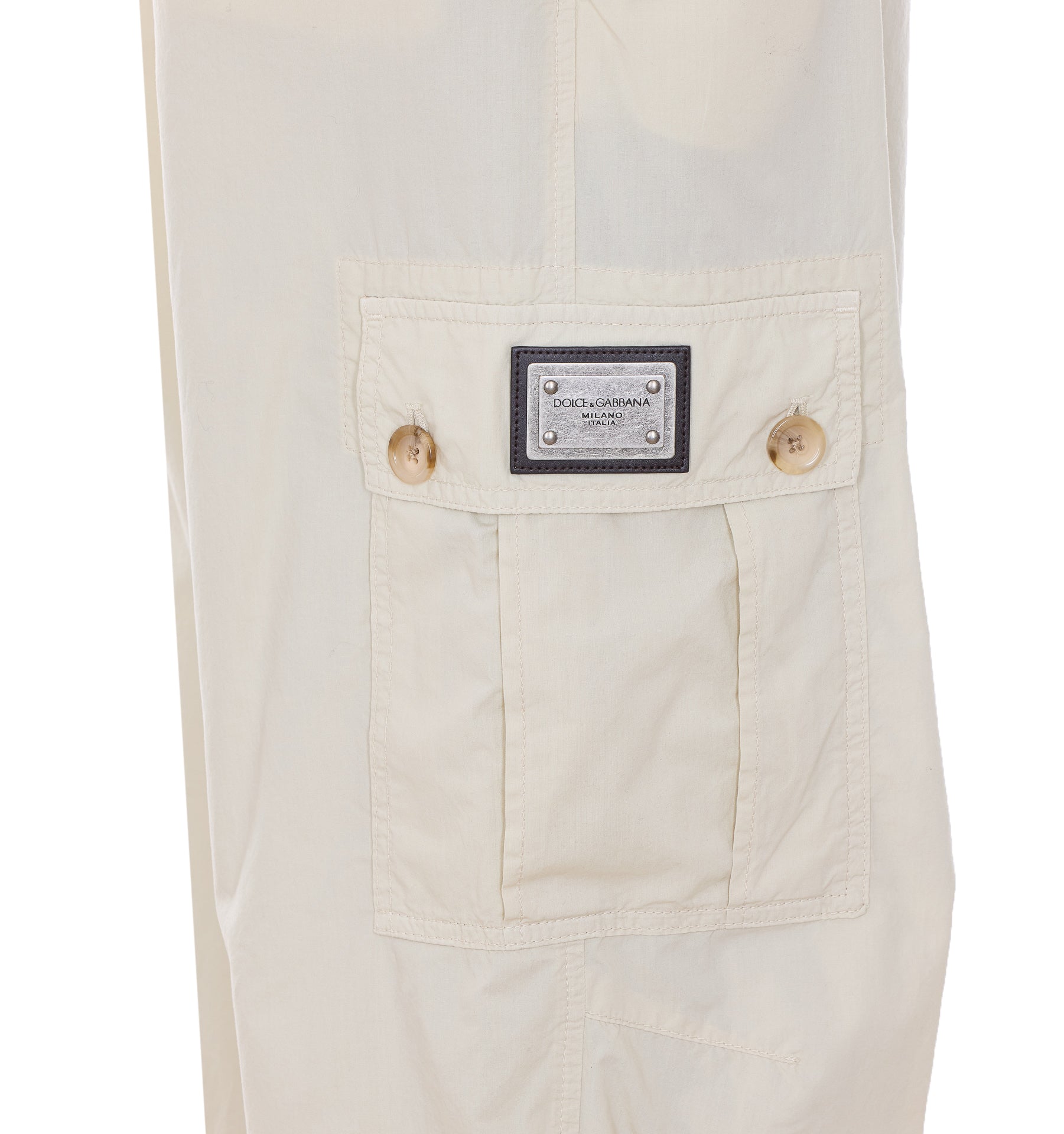Dolce & Gabbana Trousers White Cotton