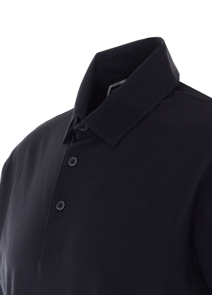 Herno T-shirts and Polos Black Cotton