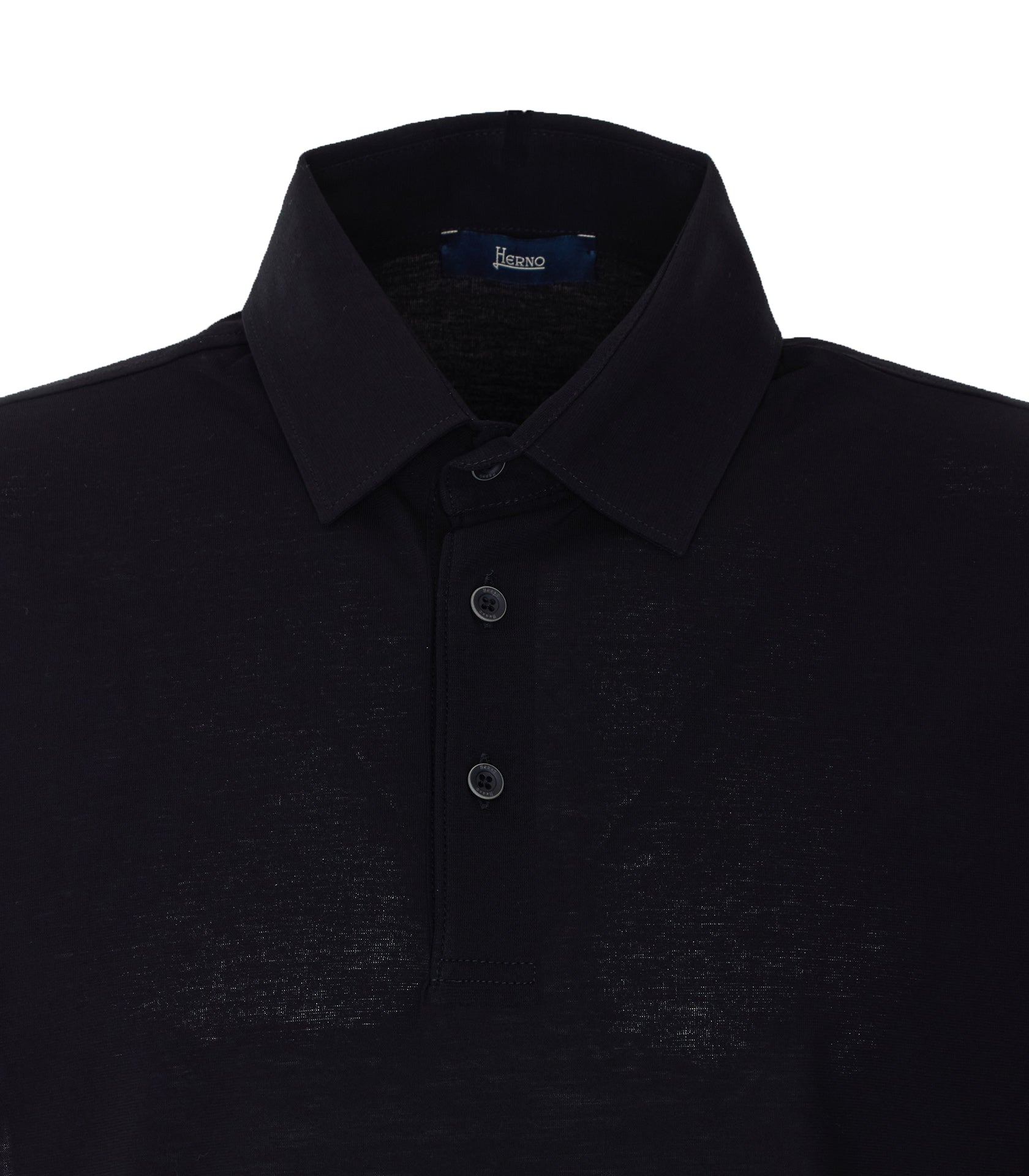 Herno T-shirts and Polos Black Cotton