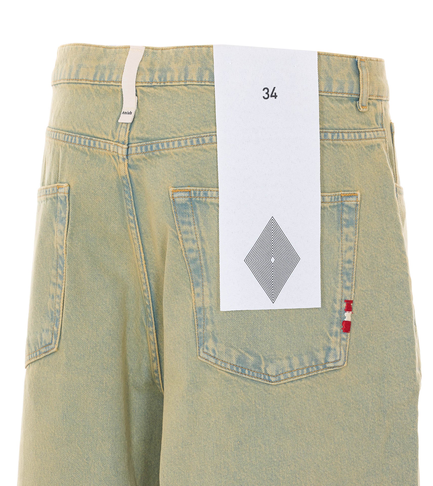 AMISH Jeans Blue Cotton