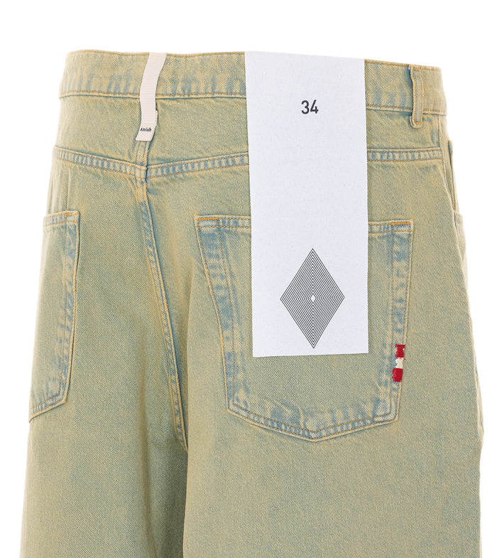 AMISH Jeans Blue Cotton
