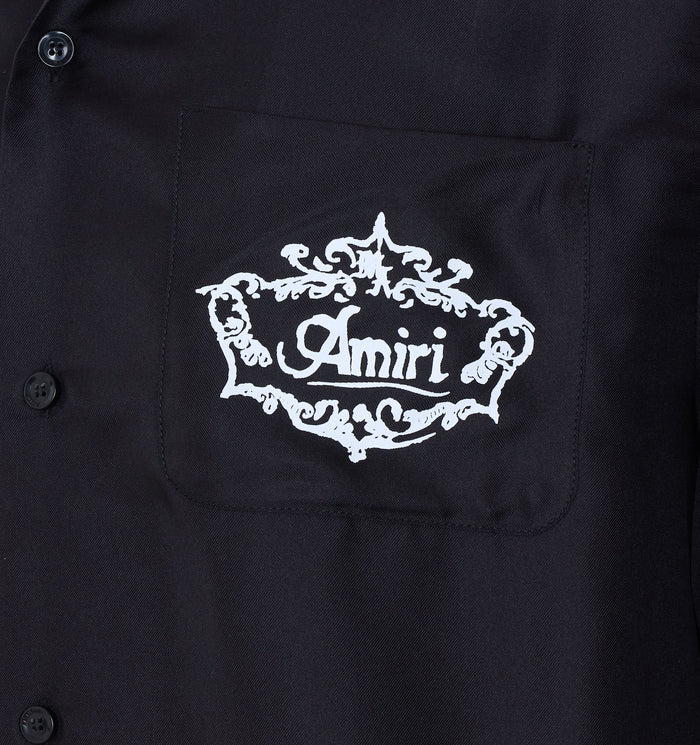 Amiri Shirts Black Silk