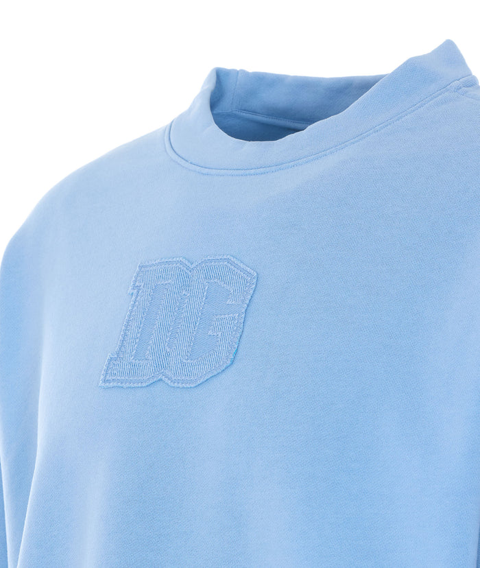 Dolce & Gabbana Sweaters Blue Cotton