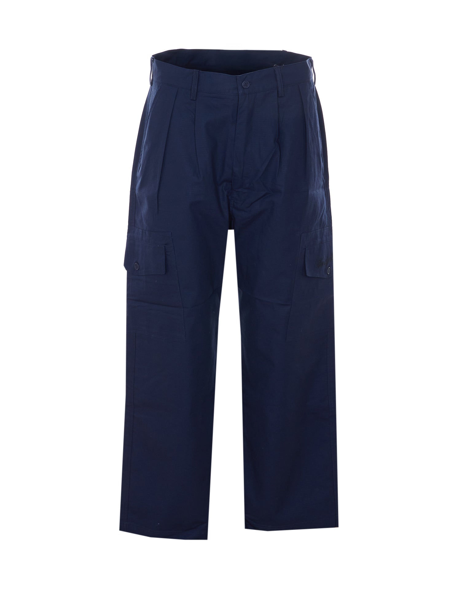Family First Trousers Blue Cotton