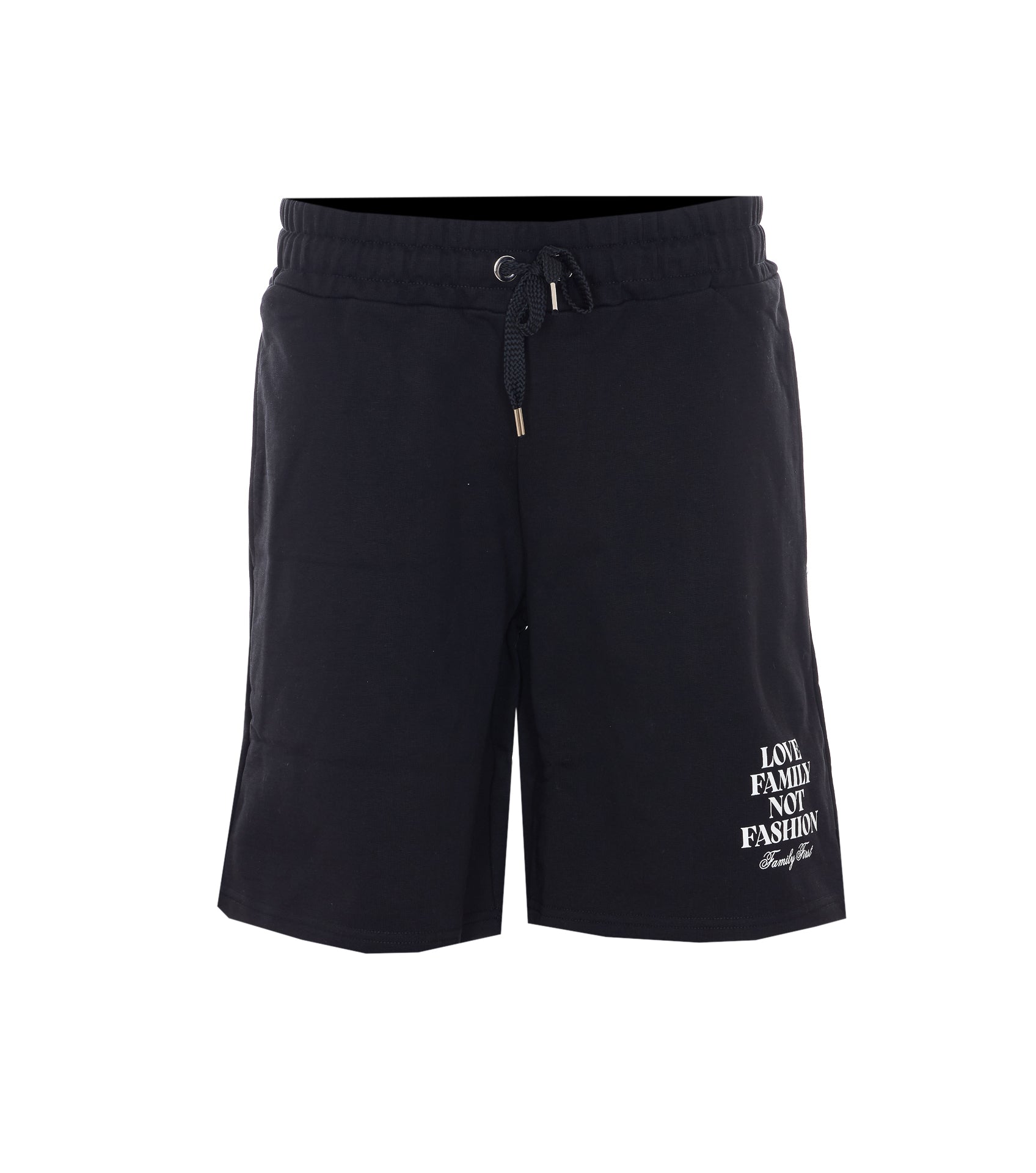 Family First Shorts Black Cotton