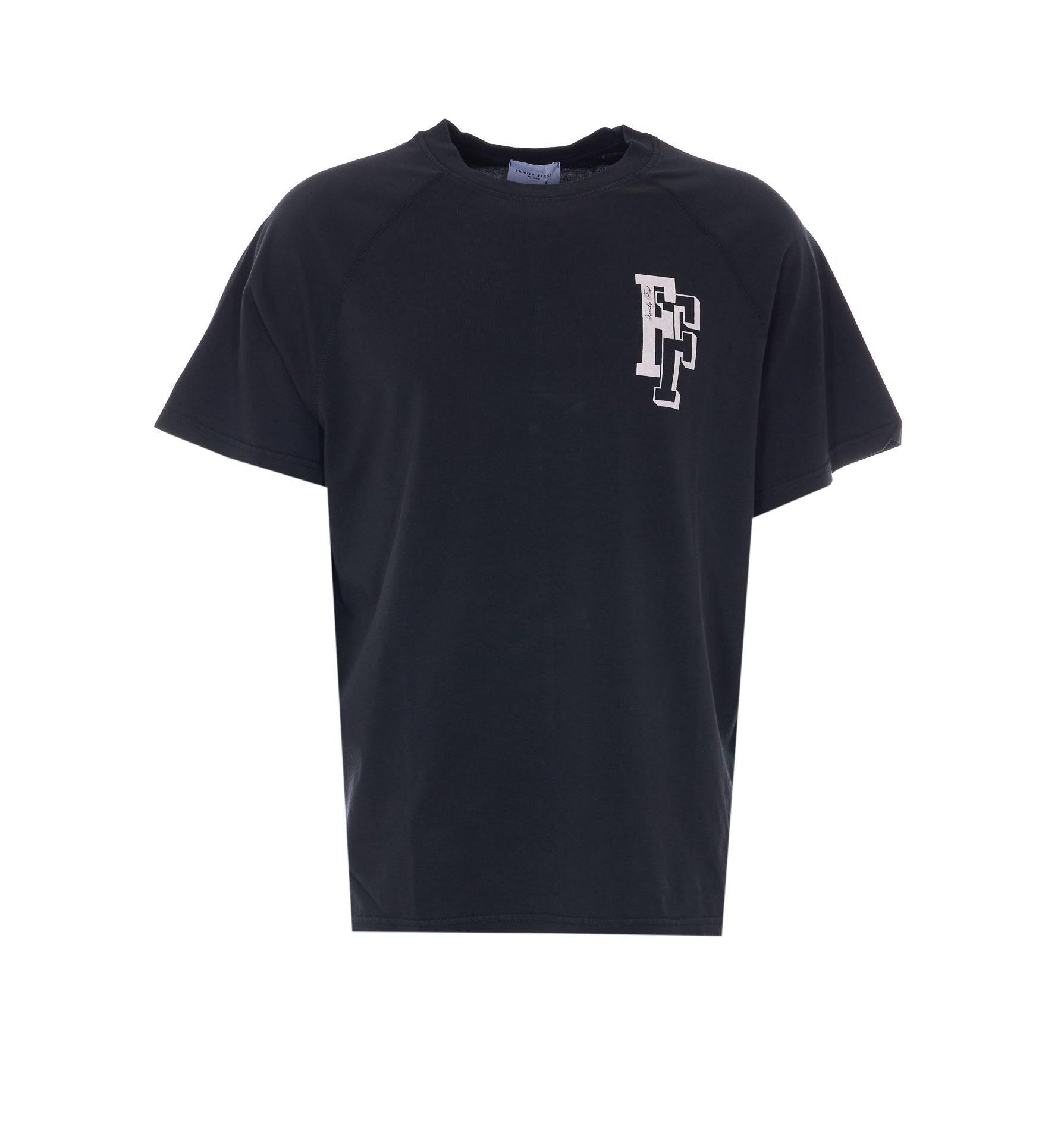 Family First T-shirts and Polos Black Cotton