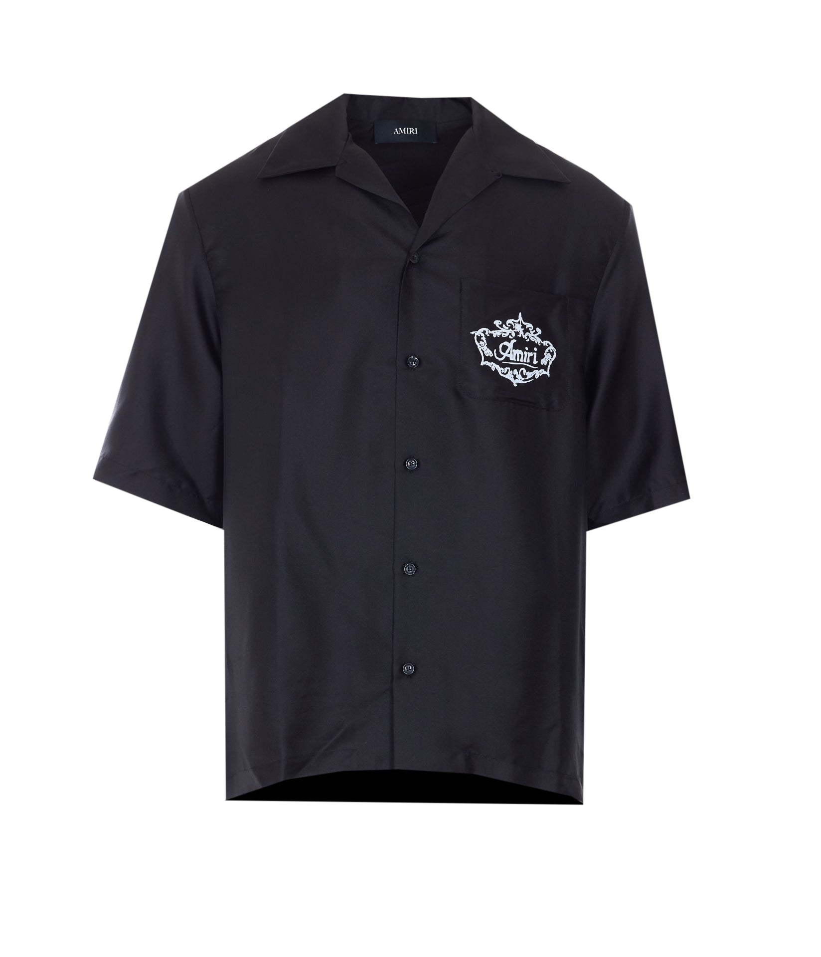 Amiri Shirts Black Silk