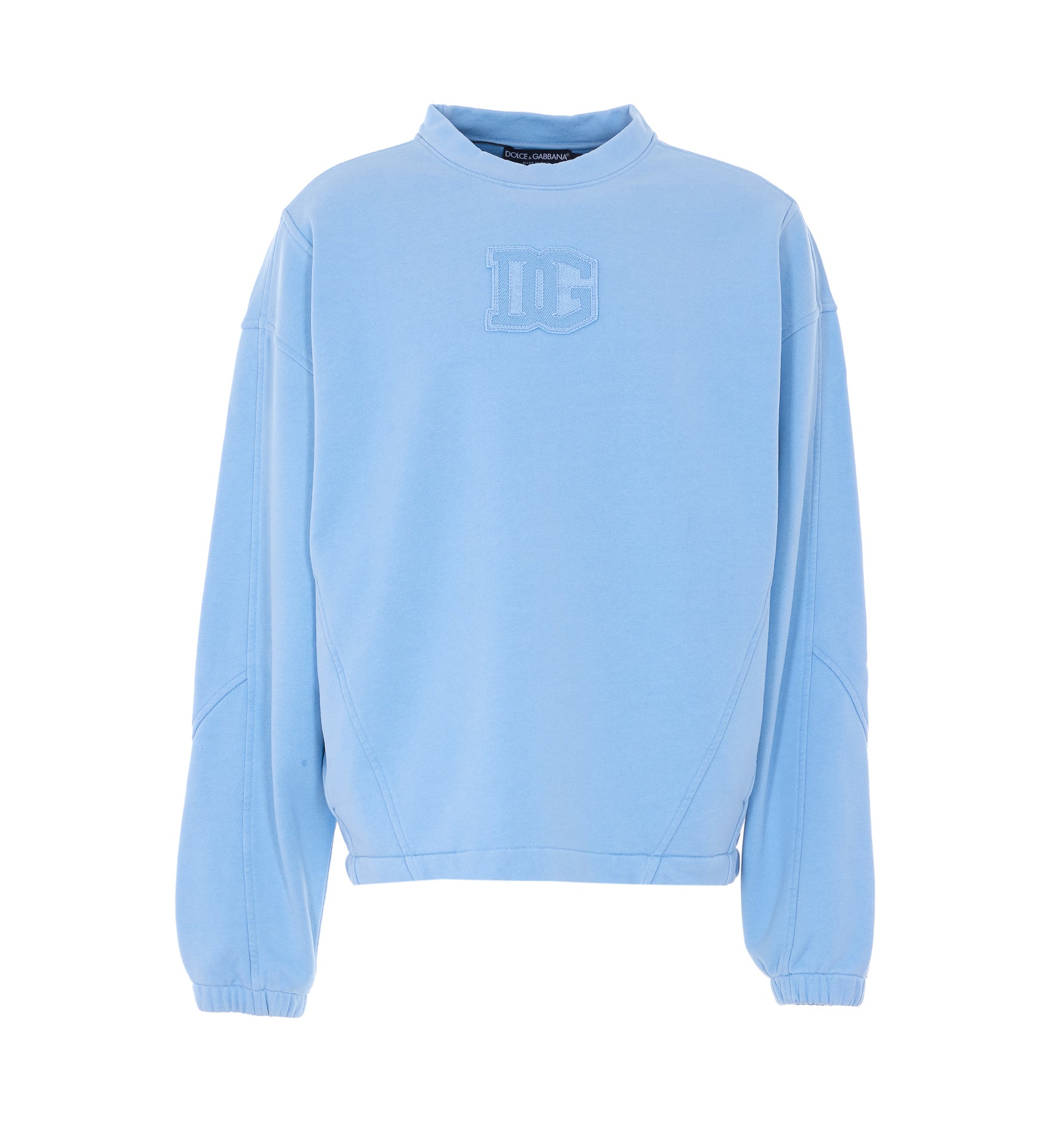 Dolce & Gabbana Sweaters Blue Cotton