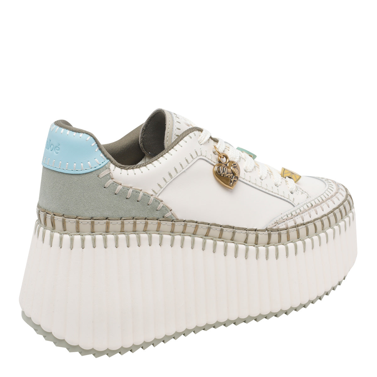 Chloè Sneakers White Calf Leather/rubber Sole