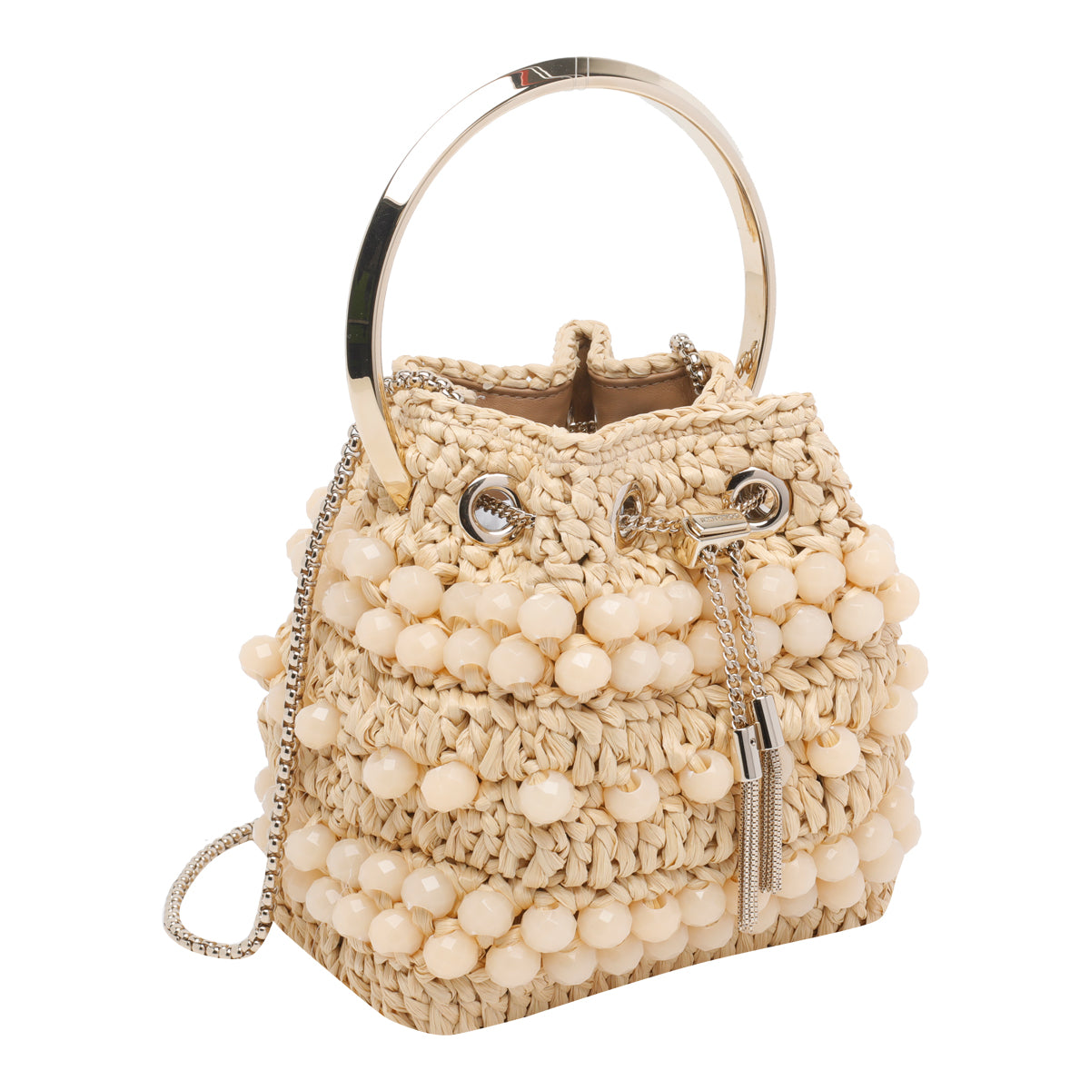 Jimmy Choo Bags Beige Raffia