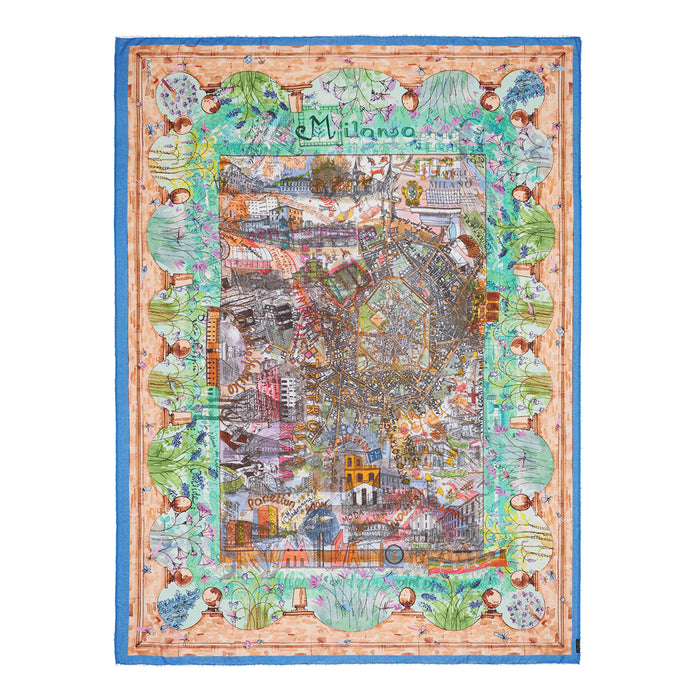 Faliero Sarti Scarfs MultiColour Modal Silk