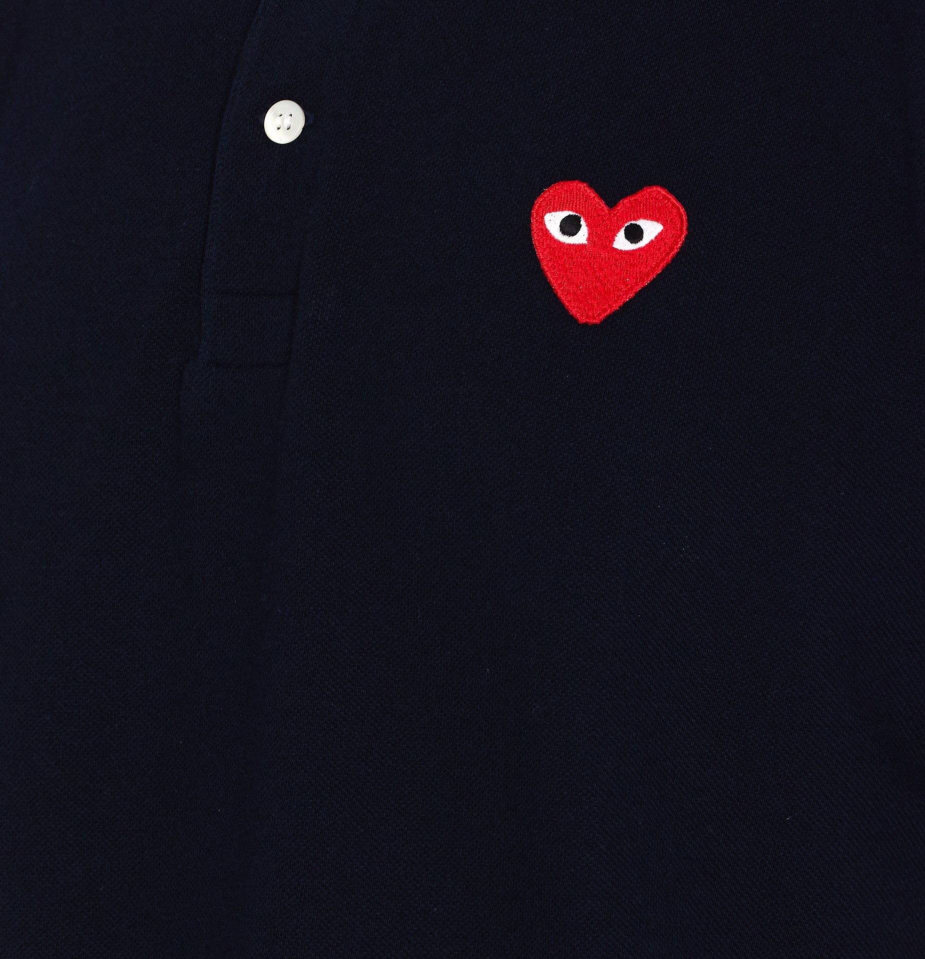 Comme Des Garcons Play T-Shirts And Polos Blue Cotton