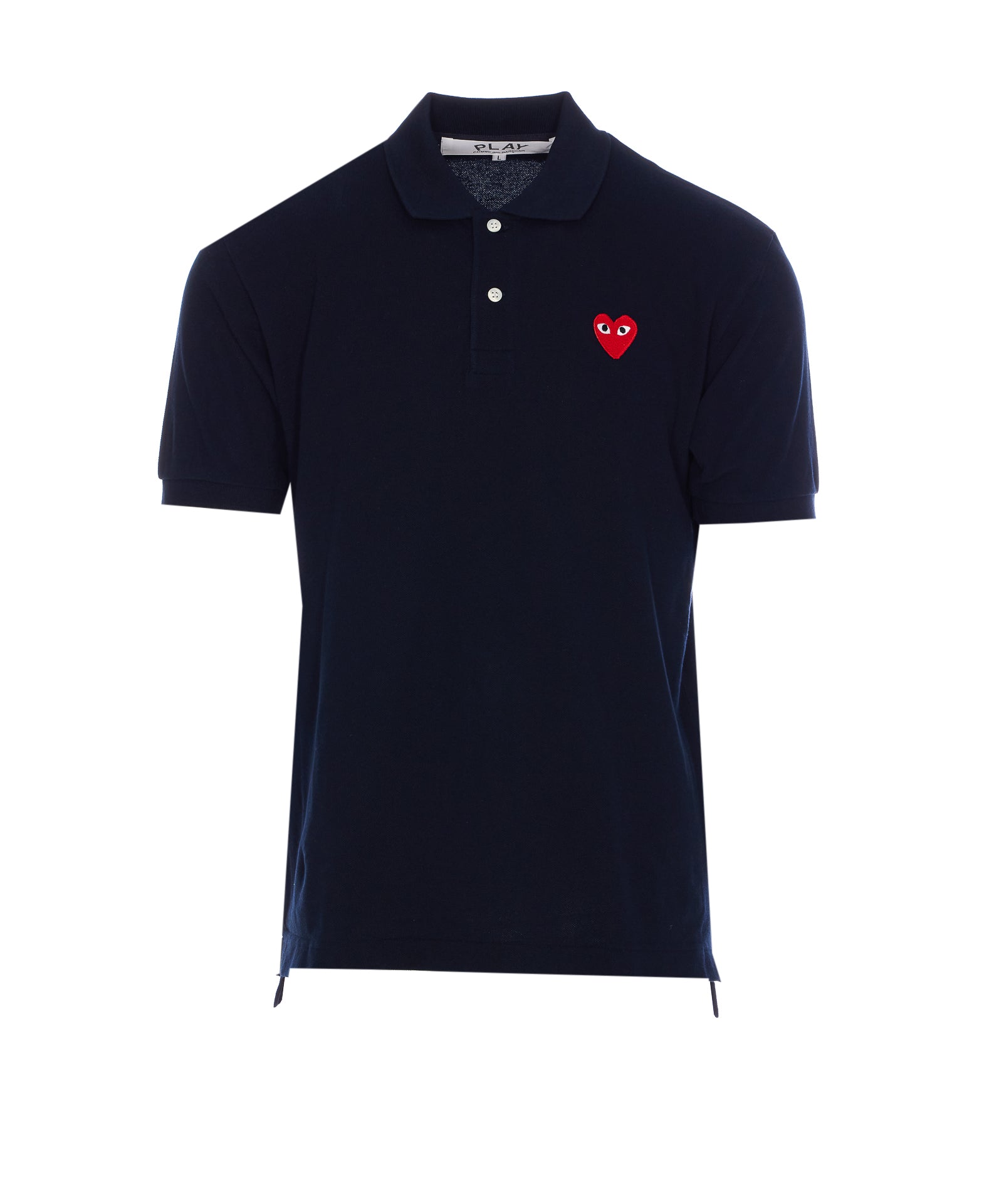 Comme Des Garcons Play T-Shirts And Polos Blue Cotton
