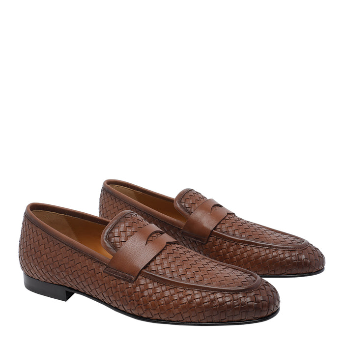 Stuart Weitzman Flat shoes Brown Calf Leather/leather Sole
