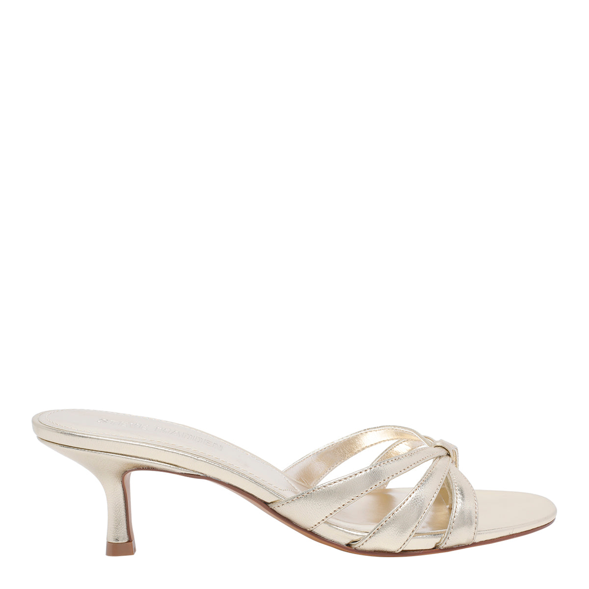 Steve Madden With Heel Golden Calf Leather/rubber Sole