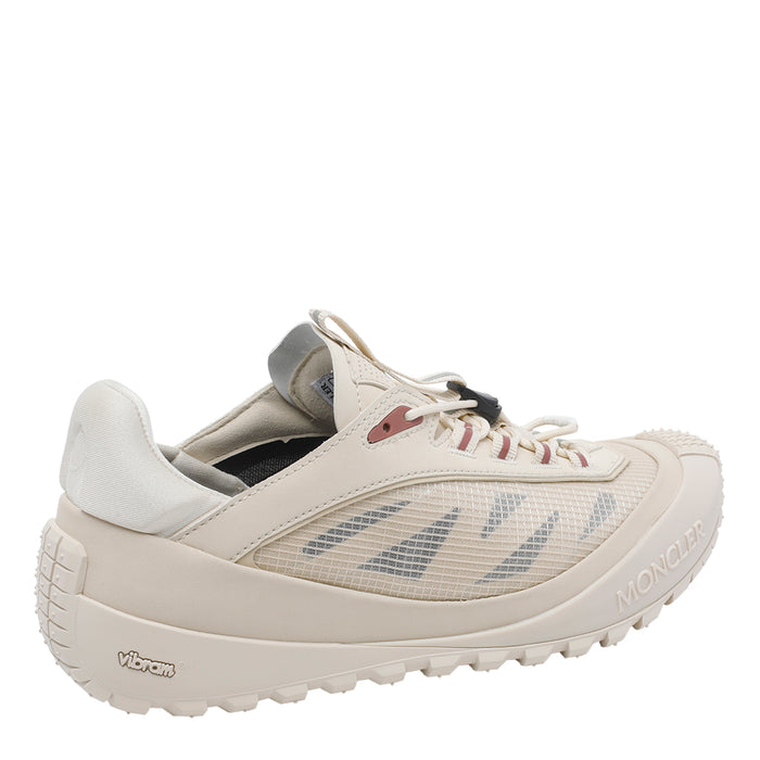 Moncler Sneakers Beige Fabric And Rubber/rubber Sole