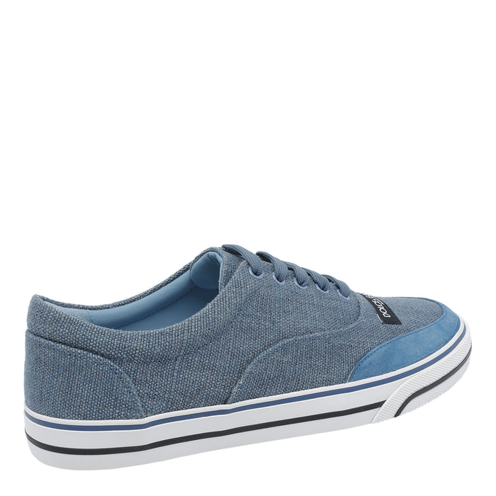 Dolce & Gabbana Sneakers Blue Fabric And Suede/rubber Sole