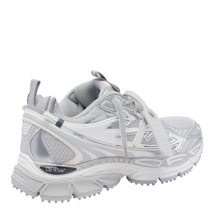 Off White Sneakers Grey Fabric/rubber Sole