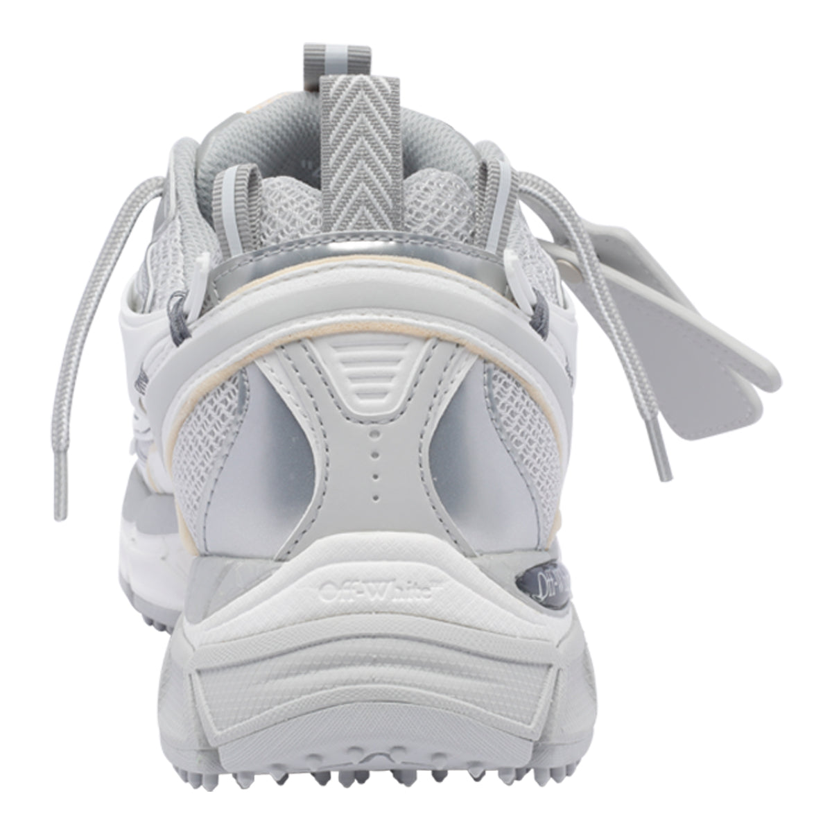 Off White Sneakers Grey Fabric/rubber Sole
