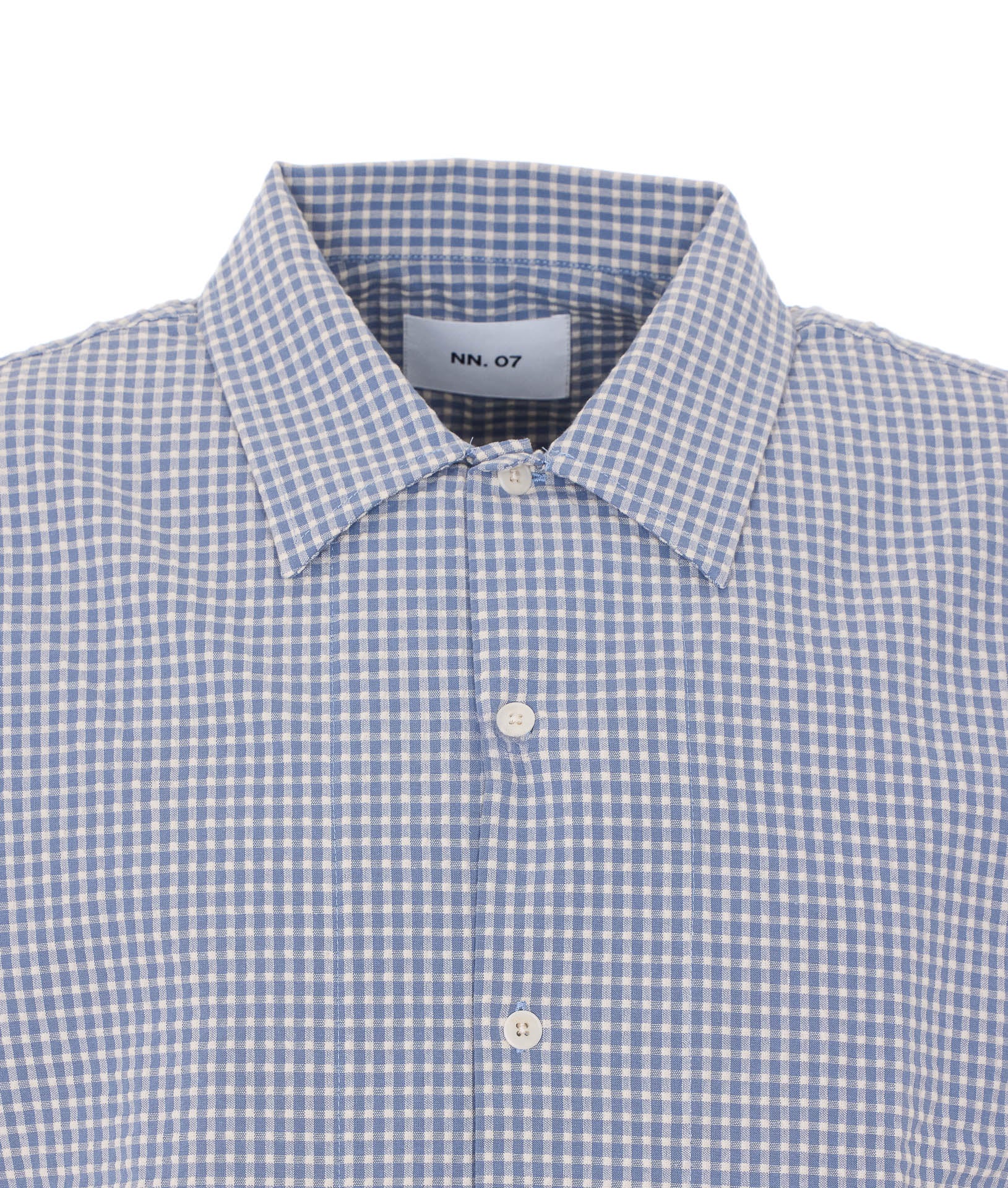 NN.07 Shirts Blue Organic Cotton