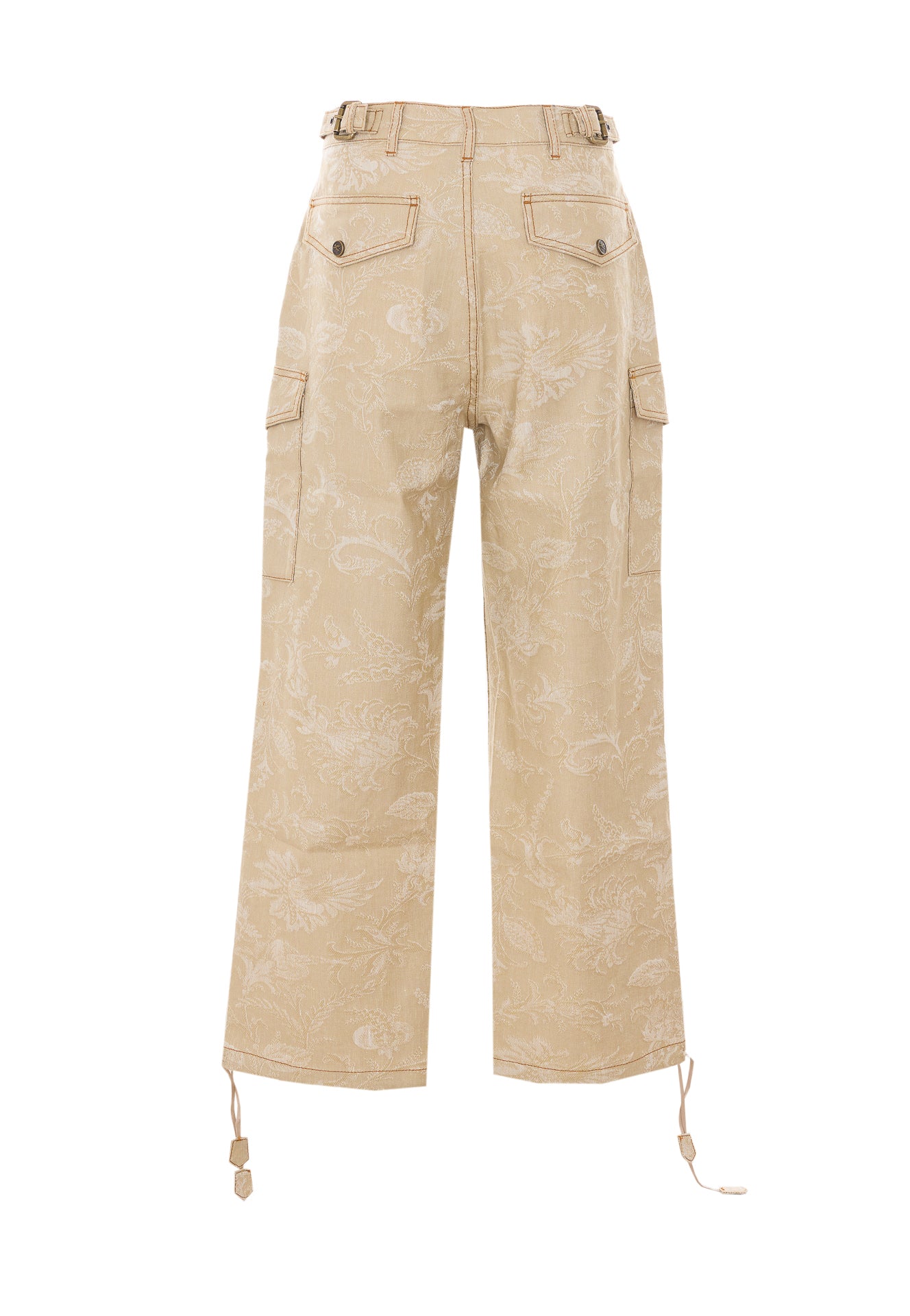 Etro Trousers Beige Cotton
