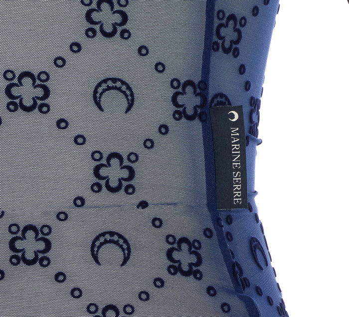 MARINE SERRE Top Blue Polyamide