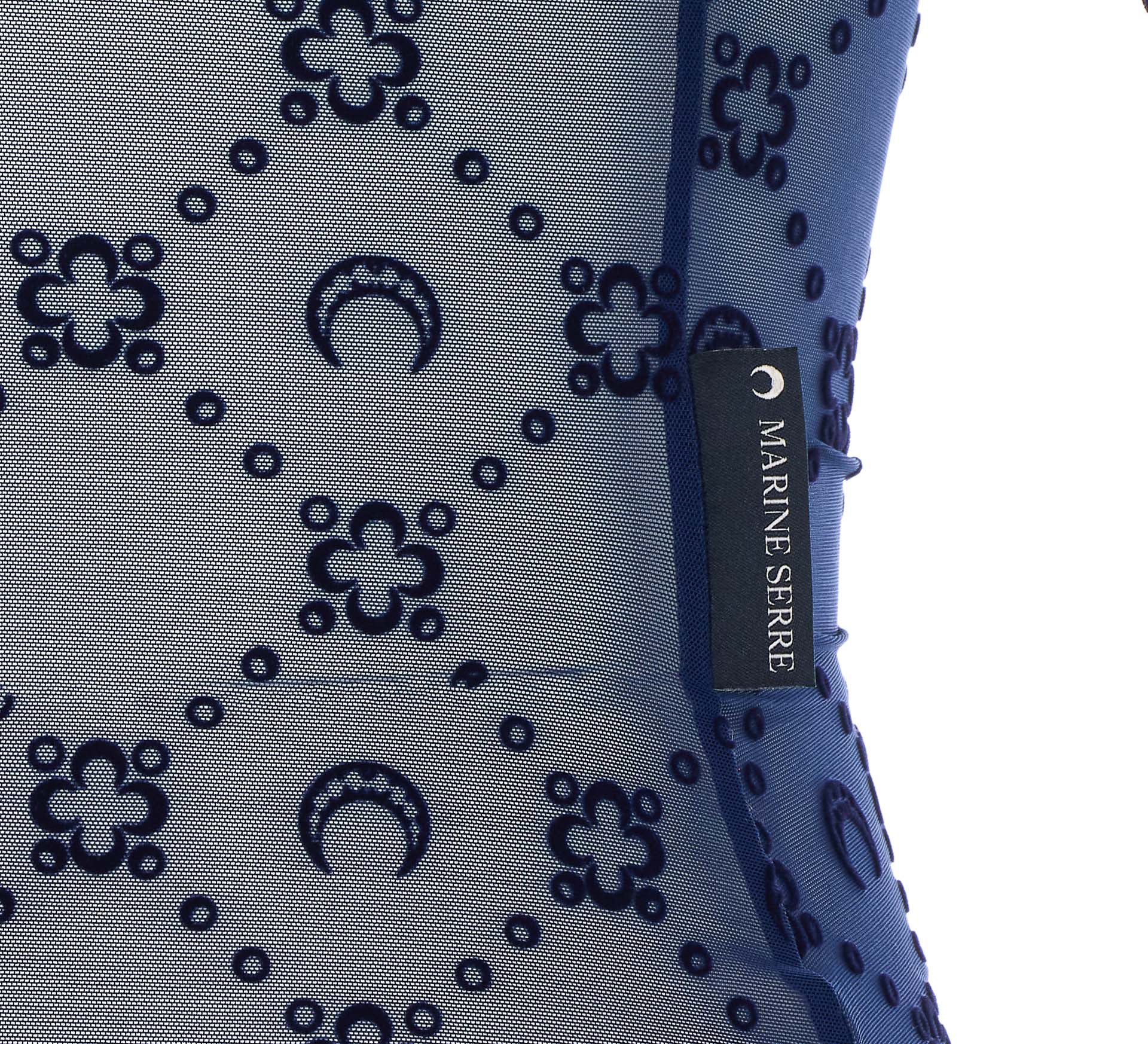 MARINE SERRE Top Blue Polyamide