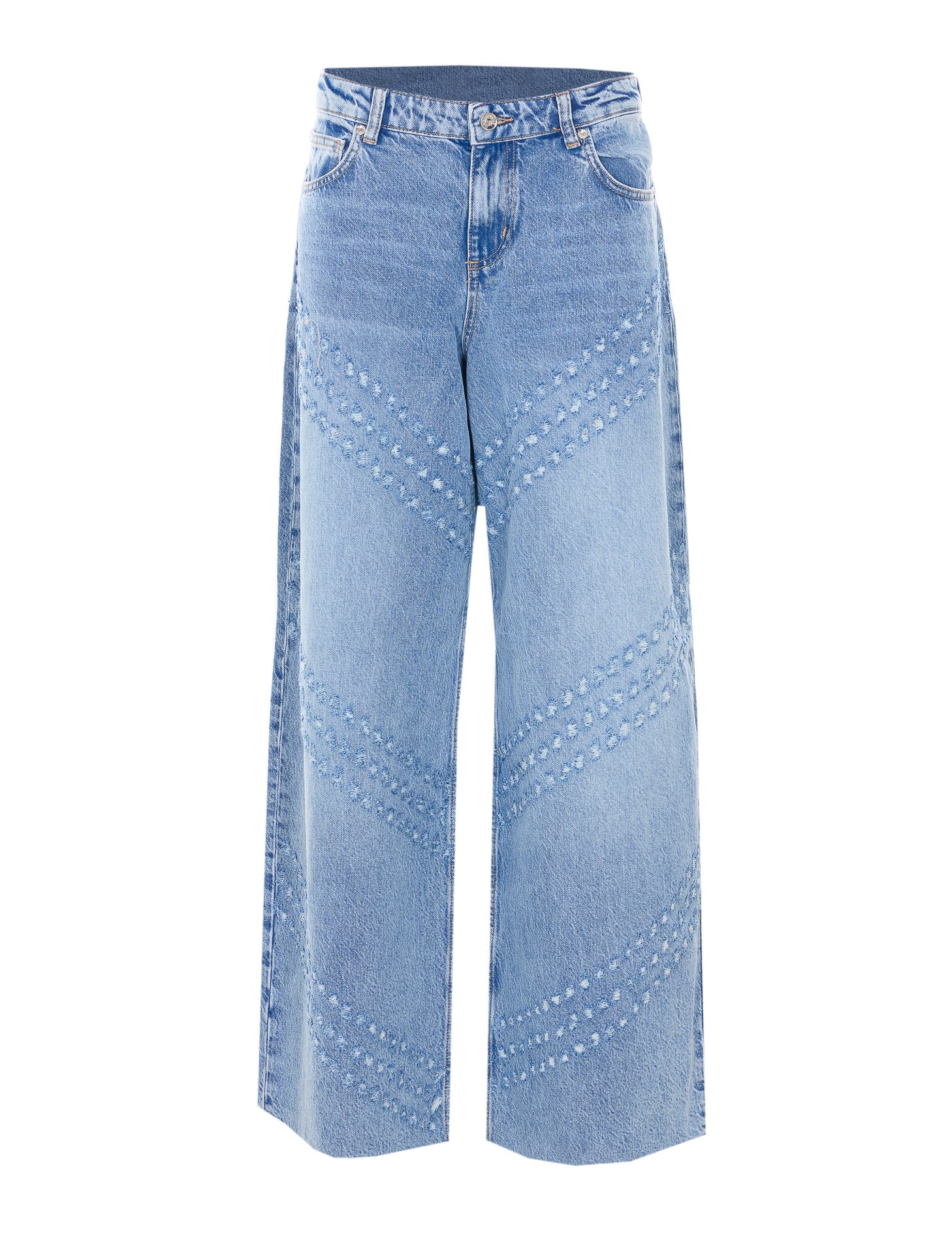 Liu Jo Trousers Blue Cotton