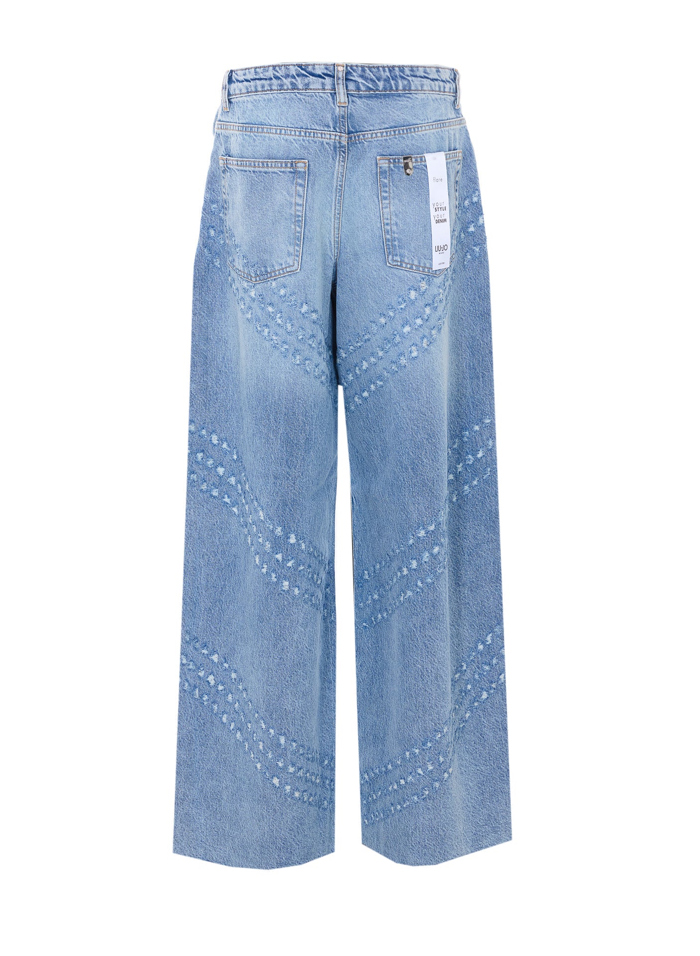 Liu Jo Trousers Blue Cotton