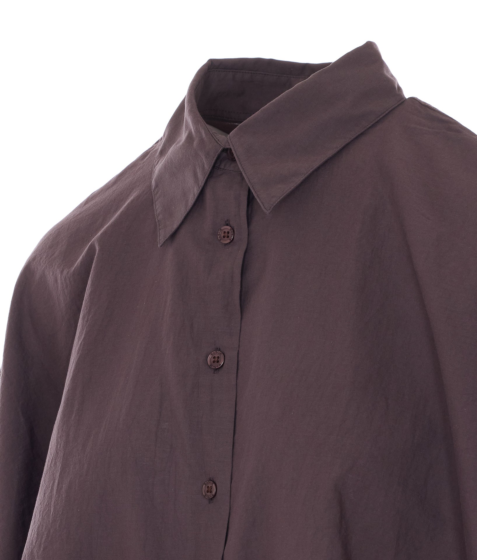 SOSUE Shirts Brown Cotton