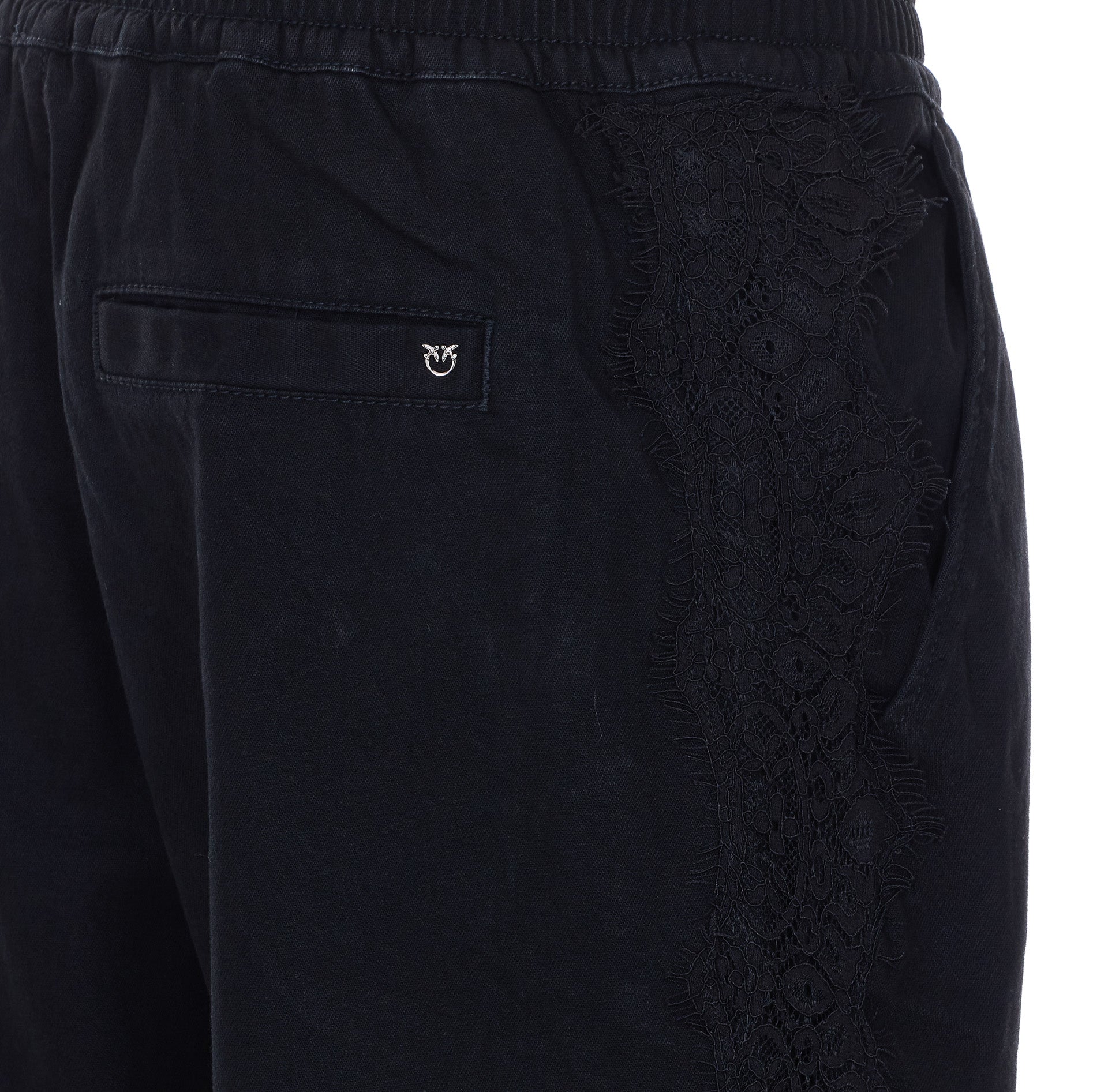 Pinko Trousers Black Cotton