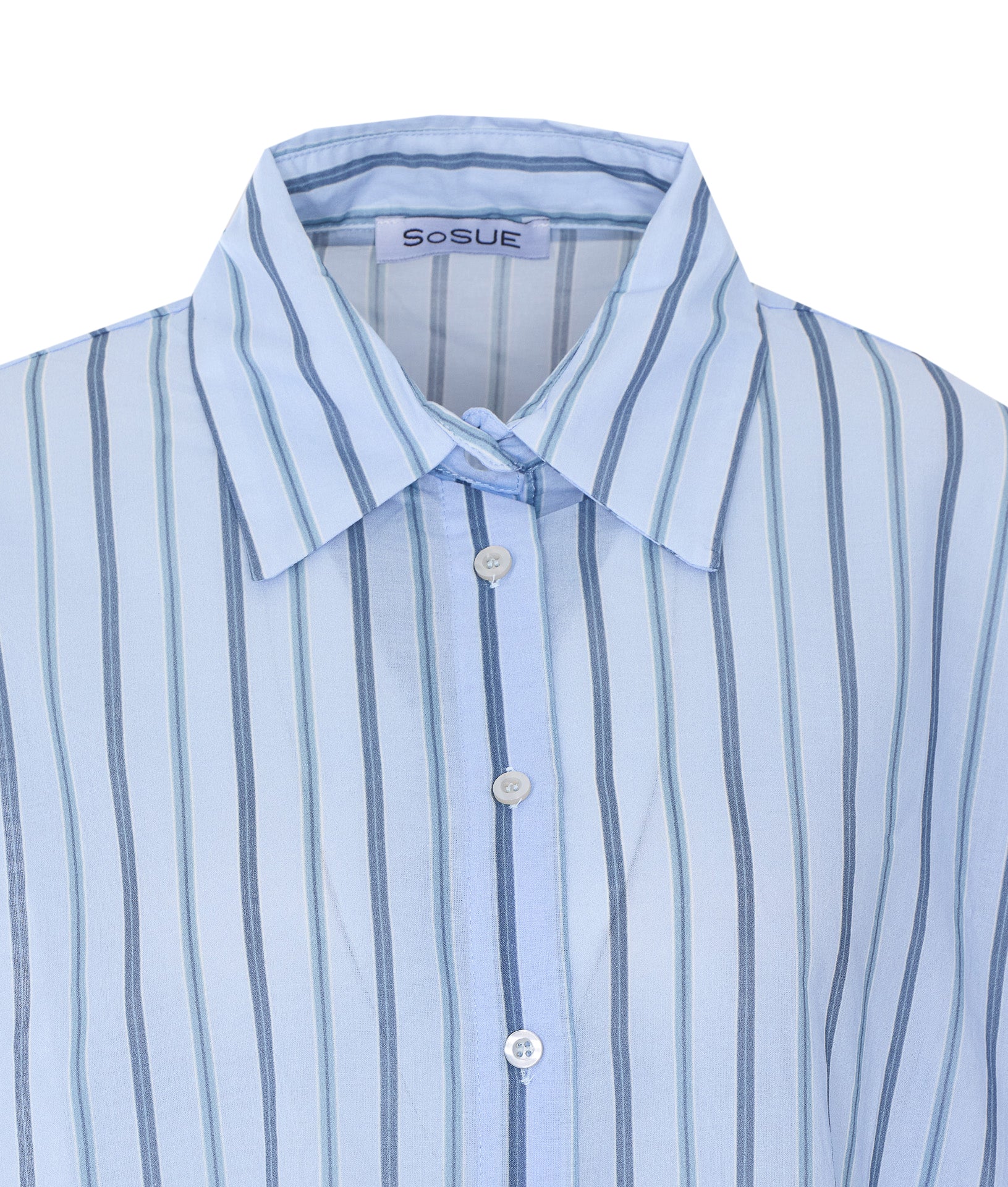 SOSUE Shirts Blue Cotton