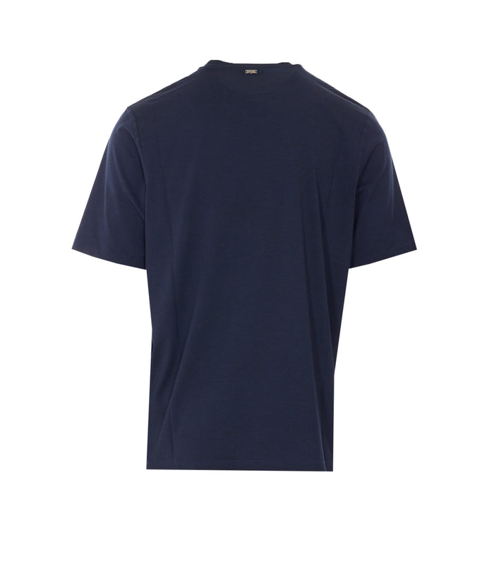 Herno T-shirts and Polos Blue Cotton