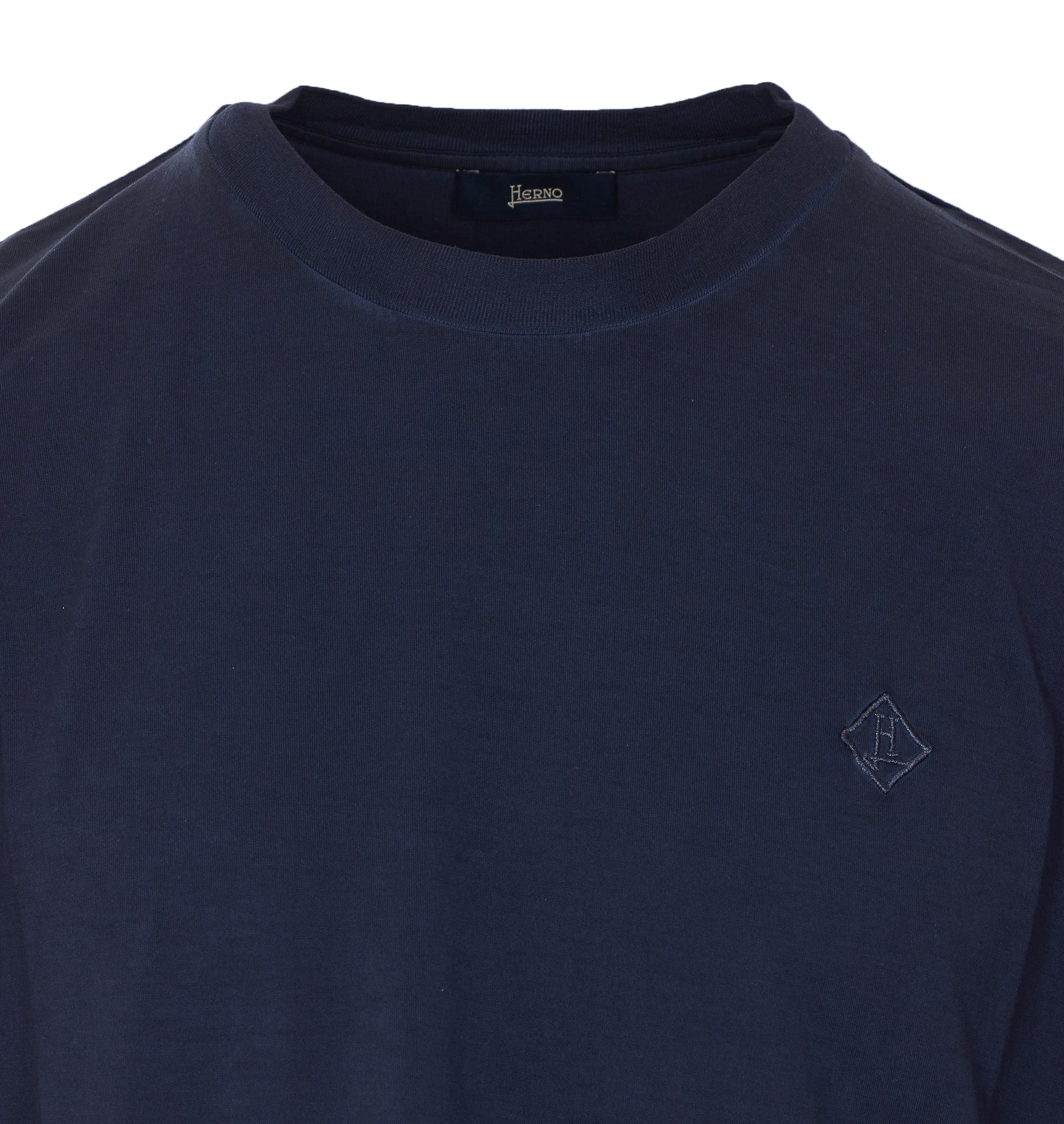 Herno T-shirts and Polos Blue Cotton