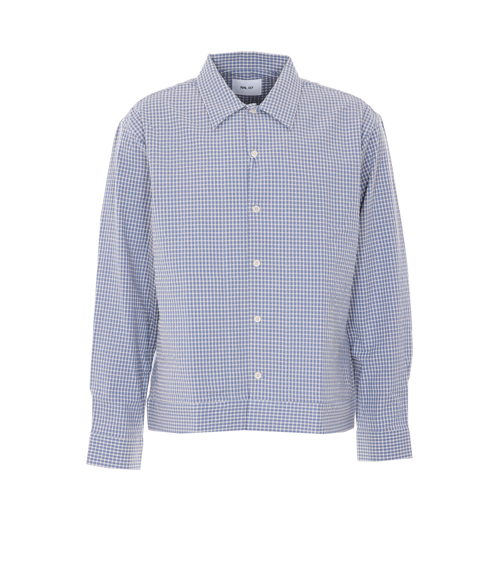 NN.07 Shirts Blue Organic Cotton
