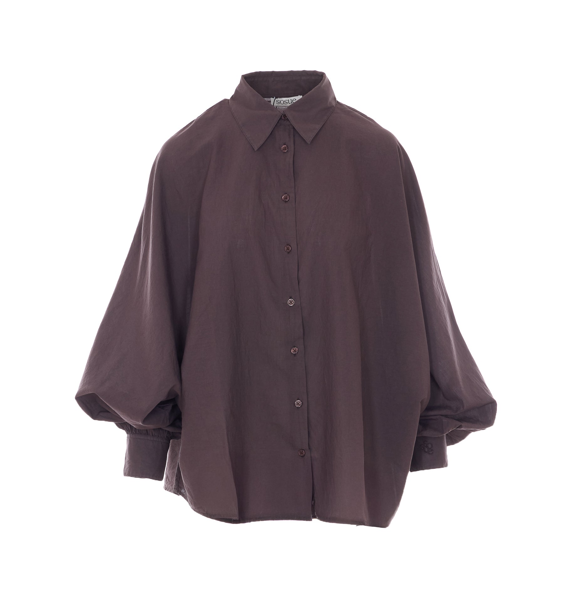 SOSUE Shirts Brown Cotton