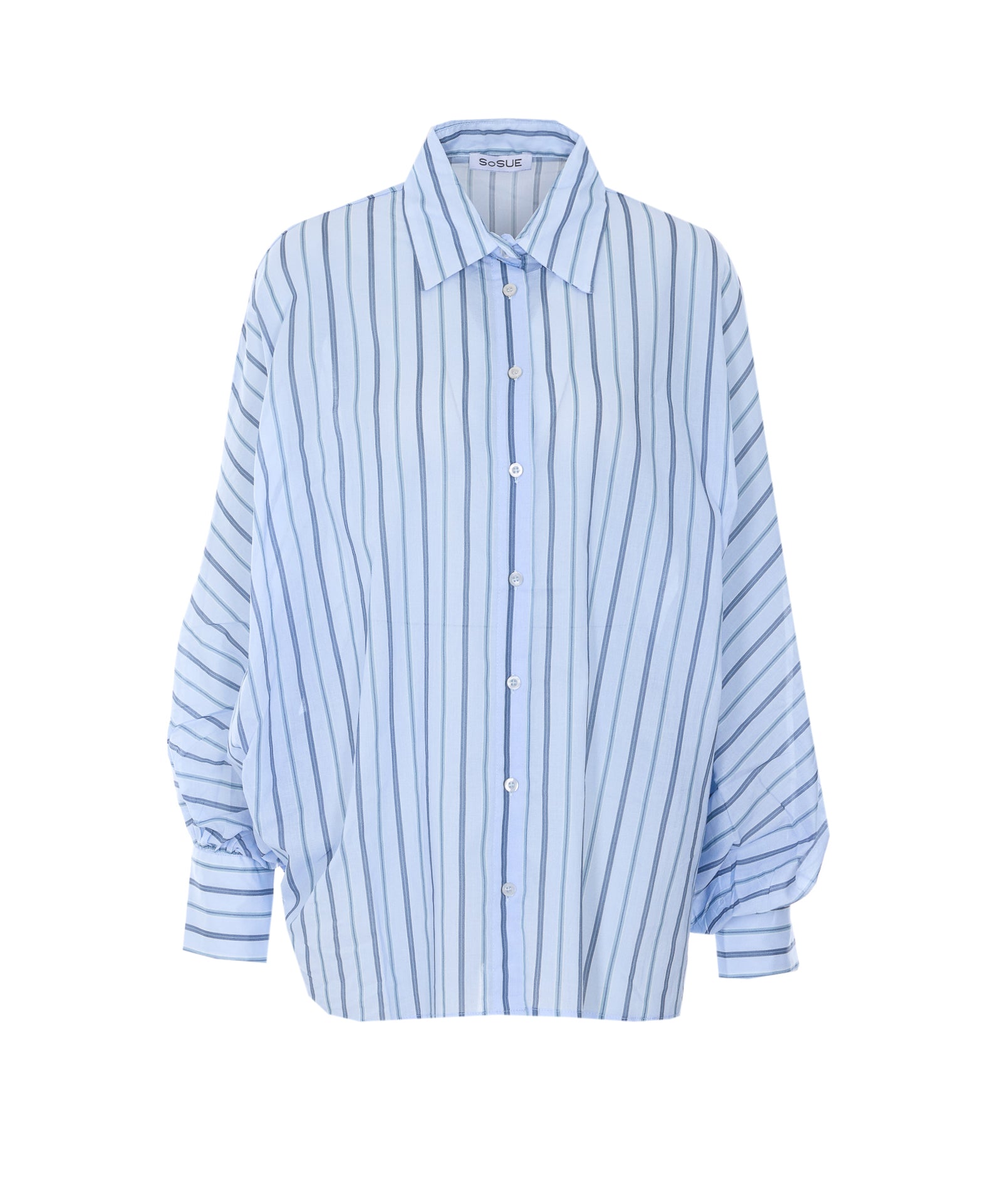 SOSUE Shirts Blue Cotton