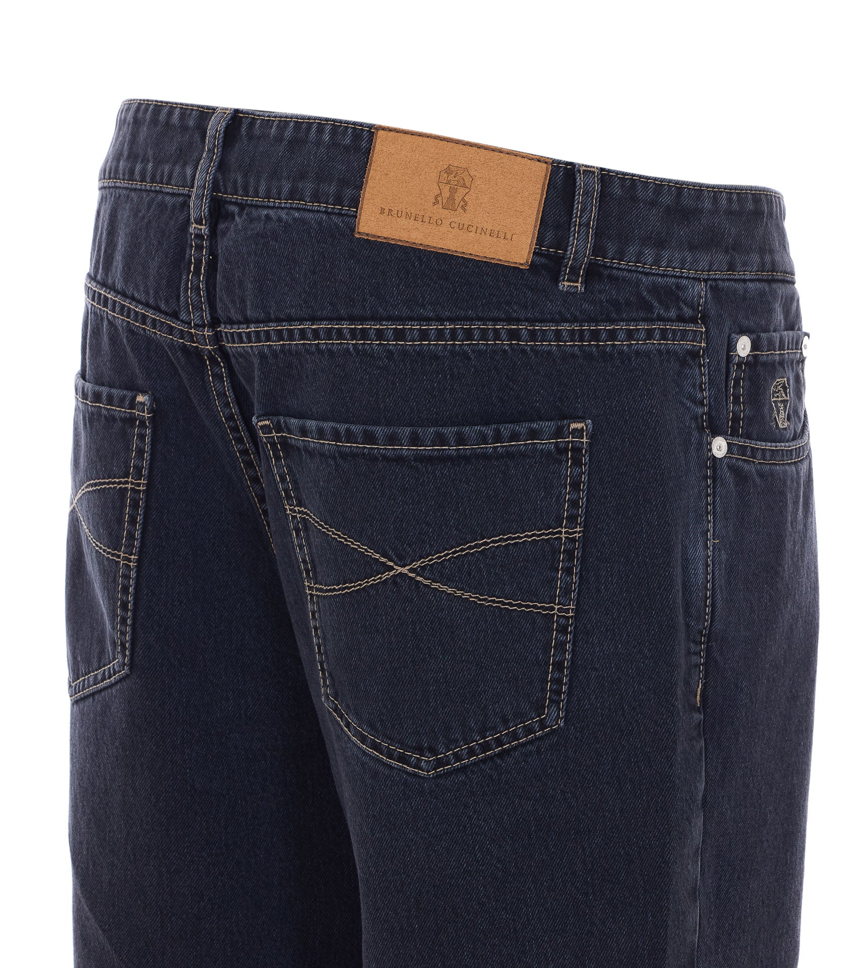 Brunello Cucinelli Jeans Grey Cotton